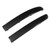 Pair Car Front Bumper Moulding Trim Carbon Fiber Style Modification Replacement for FIAT 500 2007‑2015