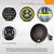 7 Inch Headlight Housing Bracket+Headlight Cover Universal Headlamp Shell 35mm to 43mm Front Shock Absorber Easy Install