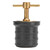 Marine Boat Brass T Handle Drain Plug Strong Structure Twist Turn and Seal Design Rubber Plugs for Yachts Ships 1.25inch