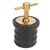 Marine Boat Brass T Handle Drain Plug Strong Structure Twist Turn and Seal Design Rubber Plugs for Yachts Ships 1.25inch