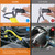 Steering Wheel Lock, Universal Seat Belt Lock Anti-Theft Locking Device with 3 Keys for Car SUV Van Golf Cart Truck Yellow