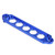 Aluminum Alloy Car Auto Battery Tie Down Brace Mount Bracket Holder Bar Blue