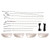 Car LED Ambient Light Dual Color Door Panel Console Atmospheres Lamp Fit for 5 Series F10/F11 2010‑2016Creamy White Door Bowl