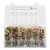 130 Pcs U Type Nut Clip Screw Set Automotive Nut Fasteners Clips U Shaped Mounting Retainer Clips