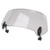 Motorcycle Windscreen Adjustable Clip On Windshield Universal Wind Deflector for Motorbike Brown