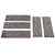 Tyre Repair Plugs Natural Rubber Strips Puncture Recovery Universal for Cars MotorcycleBlack