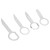 4pcs Car Radio Removal Key Tool Set Universal Stainless Steel CD Player Release Keys Tools Replacement for Ford