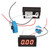 DC Ammeter with Hall Sensor LED Digital Display 50A High Accuracy Current Gauge for Vehicles