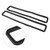 2pcs Car Defender Bulkhead Vent Seal Rubber Decoration Accessory Fit for Land Rover MUC4299