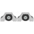 Engine Billet Motor Torsion Mount Kit 6061‑T6 Aluminum Replacement for Civic EG EK B D Series B16 B18 B20 D16Silver