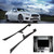 2pcs Carbon Fiber Interior Center Control Cover Trim Fit for Infiniti Q50 Q60 13-19