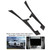 2pcs Carbon Fiber Interior Center Control Cover Trim Fit for Infiniti Q50 Q60 13-19