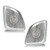 64 Color Tweeter Cover With LED Ambient Lighting Replacement for Mercedes‑Benz GLE GLS‑Class W167 X167 2020 Onwards