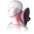 Car Seat Pillow Memory Foam Breathable Softness Neck Back Support Cushion for Driving Rouge Purple