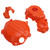 Motorcycle Engine Clutch Protector Engine Case Crash Protector Guard Cover for XC‑F SX‑F EXC‑F EXC‑F Sixdays 250 350 Orange
