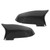Pair Rearview Mirror Covers Dry Carbon Fiber Automobile Repacking for M Style Fit for 5 Series F10 2011‑2017 LHD