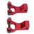 2PCS ATV Front Lowering Kit 3.5in Drop Aluminum Alloy Replacement for Raptor 660 660R YFM660R 2001‑2005 Red