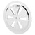 5in Boat Vent Cover Round Butterfly Grill Ventilator Stainless Steel Outlet Plate for Yatch RV