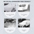 Car Cover All-weather Protection Full Covers with Reflective Strip Camouflage Style Auto Cover Sunscreen Protection Dustproof&Waterproof UV Scratch-Resistant Universal, XXL