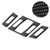 3pcs Carbon Fiber Interior Air Outlet Trim Cover Fit for 5 Series E60/E61 2004‑2010