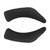 Pair Door Armrest Suede Cover Interior Panel Decor Trim Fit for 1 Series F20 F21 2011‑2019Dull Grey