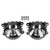 Pair of Car Front Foglight 12V LED Fog Lamp High Brightness Energy‑Saving Plug and Play Universal