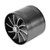 Car Air Intake Turbonator Single Fan Turbine Super Charger Gas Fuel Saver Turbo 64mm Black