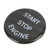 Carbon Fiber Engine Start Stop Button Cover Car Accessories Replacement for Supra 2019‑2021Black