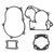 Complete Engine Gasket Set Fit for 50 SX 50 MINI 50CC 50SX 2002‑2009