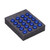 20pcs Wheel Lug Nuts M12x1.5 Thread 1.3in Height 7075-T6 Aluminum Locking Lug NutsBlue
