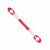 Universal Adjustable Aluminium Alloy Motorcycle Balance Cross Handlebar Red