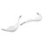 Pair Motorcycle Handlebar Protective Guard 7/8in 22mm Universal for Sport Dirt Bike ATV MX MotocrossWhite