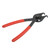 Bending Snap Ring Pliers Anti Slip Insulated Vinyl Handle Ergonomic Universal Repairing Tool7in/17.8cm