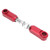 3 Pcs ATV Rear Lowering Kit Aluminium Alloy Replacement for Raptor YFM350 YFM660R YFM700 Red