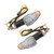 Pair Motorcycle Turn Signal Light 12V LED Waterproof Replacement for PIT Dirt Bike MX