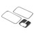 4Pcs Door Handle Cover Interior Carbon Fiber Trim Sticker Fit for Dodge Challenger 2008‑2014 LHD