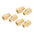 6PCs Brass Pipe Fitting Adapter 1/8 BSPT Female NPT Vehicle Fuel Line Fitting Adapter
