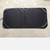 Car Windshield Sun Shade Silver Cloth Complete Coverage Sun Visor Block for Universal Car 63x33.8in