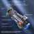 2PCS LED Headlight Bulbs IP68 Water Resistant Car LED Headlight Bulbs 6000K 600W 80000LM Bright LED Headlights Bulbs