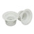 2PCS RV Plumbing Vent Caps Prevent Leaks Camper Roof Sewer Vent Cover Caps for Trailer 1 to 2‑3/8 Inch Pipes White
