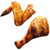 20cm Simulation Food Chicken Leg Plush Toy Chicken Wing Drumstick Fried Pillow Cushion Soft Throw Pillow Home Decor Birthday Gift