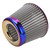 76mm/3in Universal Clamp On Air Filter Color Plating High Flow Washable Round Tapered Air Cleaner for Car