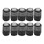 10 Pieces Skull Pattern Car Wheel Tire Valve Stem Caps Universal for Cars SUVs Bikes Trucks Motorcycles Black