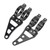 2 Pcs Fork Headlight Mount Bracket 41mm Motorcycle Head Lamp Holder Clamps Replacement for Suzuki