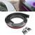 1.5m/4.9ft Carbon Fiber Soft Rubber Car Rear Roof Trunk Spoiler Wing Lip Sticker Guard