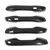 Car Exterior Door Handle Panel Carbon Fiber Style Outer Handle Cover Trim Sticker Replacement for Kia Niro SG2 2021 and Later