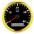 85mm Pointed Boat Tachometer LCD Digital 4000RPM with Red Backlight IP67 Waterproof 12V/24VBlack Dial Gold Cover