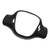 Steering Wheel Cover Trim Carbon Fiber Style Replacement for Mercedes Benz Smart 2009‑2015