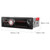 Single Din Car Stereo Receiver BT MP3 Player FM Radio Support Hands-Free Calls U-Disk/TF Card/AUX-in with Remote Controller