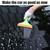 All Purpose Window Squeegee with Silicone Blade for Car Windshield Glass Shower Door